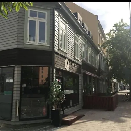 Romslig Studioleilighet Med Utsikt Over Kongensgate شقة تروندهايم