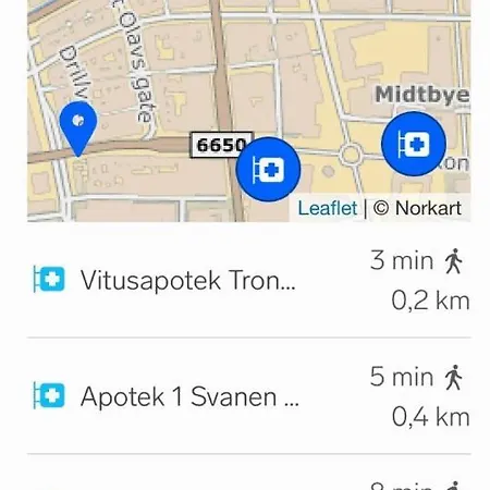 Apartment Romslig Studioleilighet Med Utsikt Over Kongensgate *