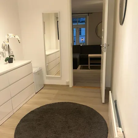 شقة Romslig Studioleilighet Med Utsikt Over Kongensgate تروندهايم