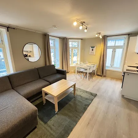 Romslig Studioleilighet Med Utsikt Over Kongensgate * Trondheim