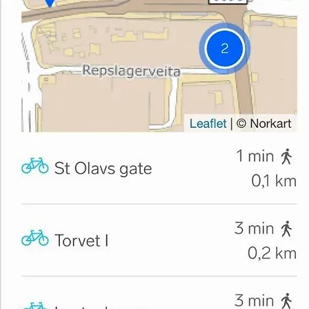 Romslig Studioleilighet Med Utsikt Over Kongensgate Appartement Trondheim